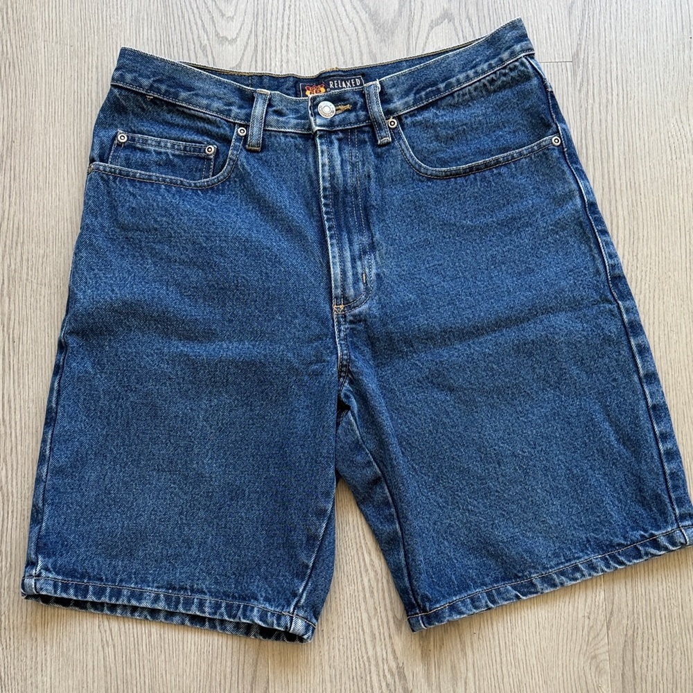 Route 66 Men's Dark Blue Denim Shorts